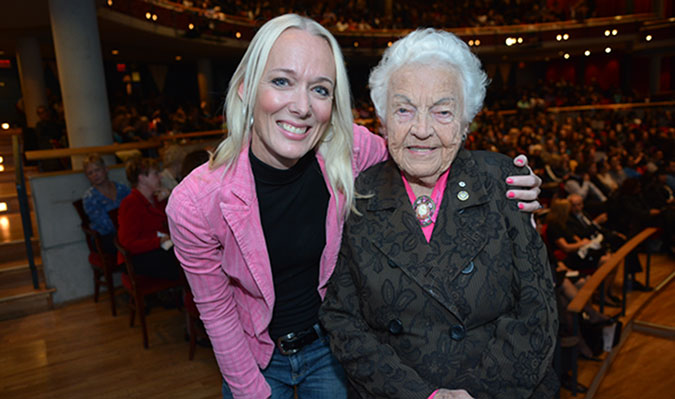 Dr. Karyn Gordon former Mississauga Mayor Hazel McCallion