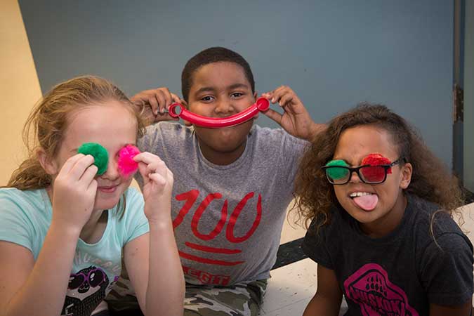 Children at a PLASP location