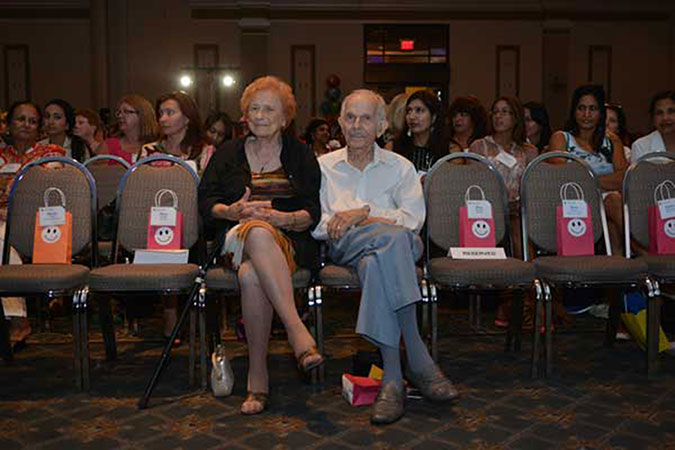 Fern and Frank with other PLASP staff during re-org day.