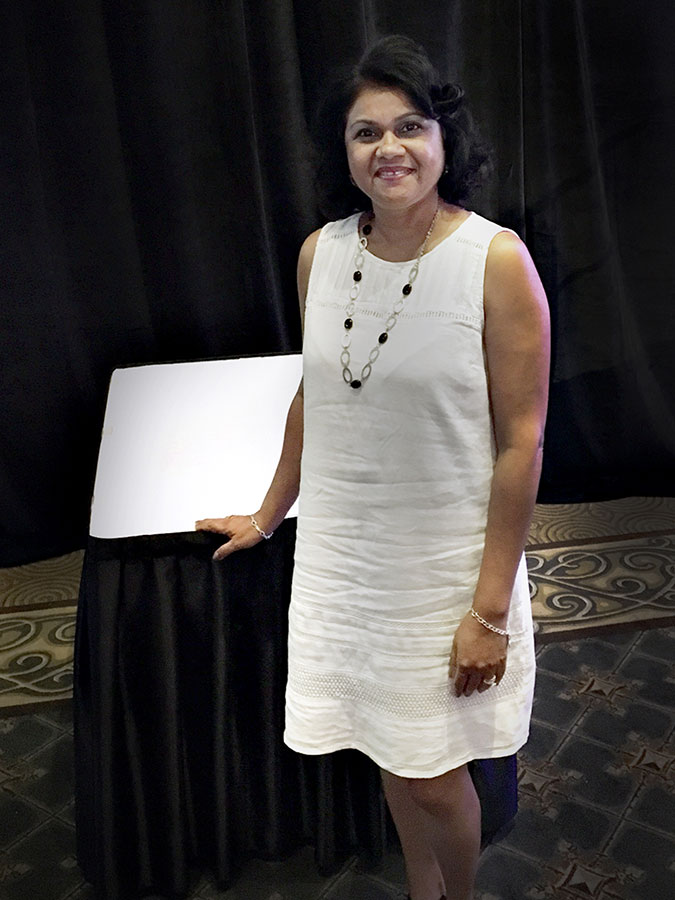 Sylvia Leal Memorial Award winner Helene Haffizulla