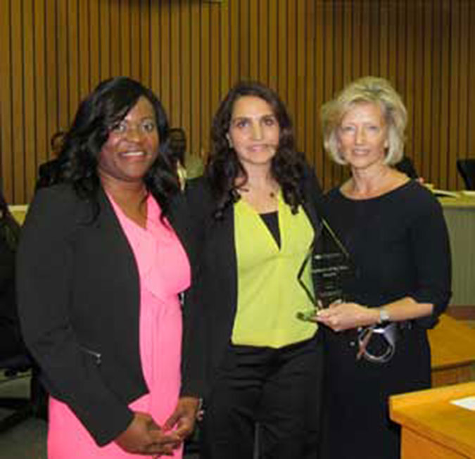 PICS senior management with PLASP CEO Lynn Hiebert