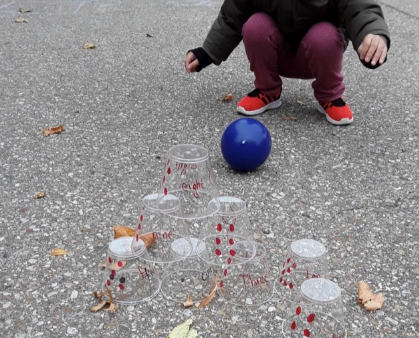 Water Play Using Repurposed Materials