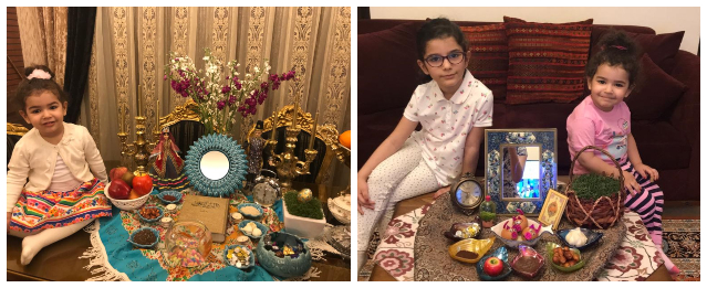 Girls celebrating Nowruz